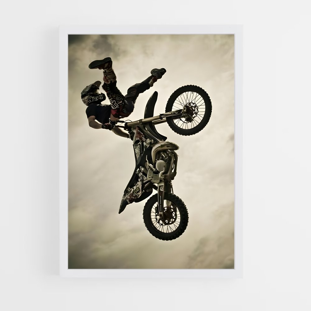 Poster Freestyle Extrême – affiche Motocross freestyle (vue 3)